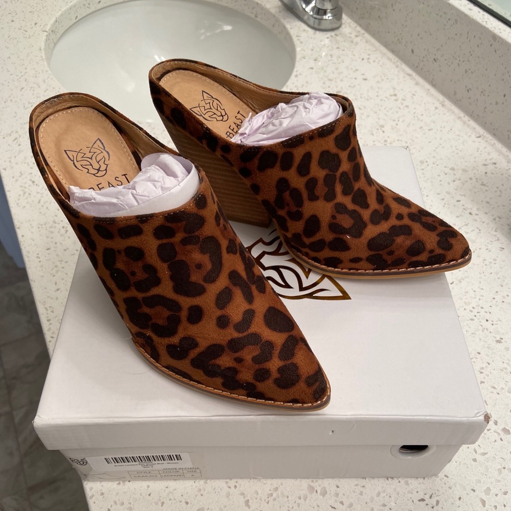 Beast Cheetah Wedges
